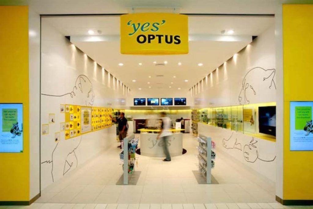 Optus-Handyläden in Australien