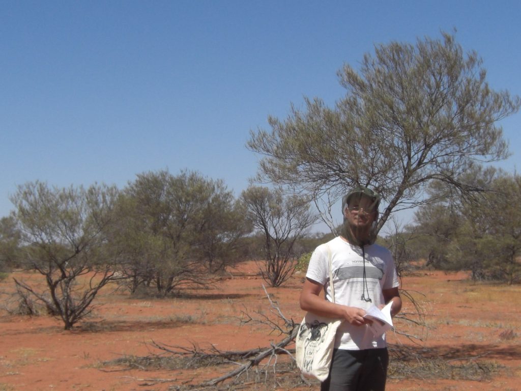 Reiseleiter in Australien Outback