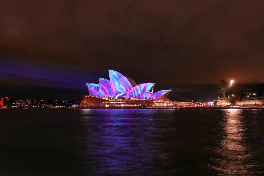 Sydney Opera House at Vivid Festival