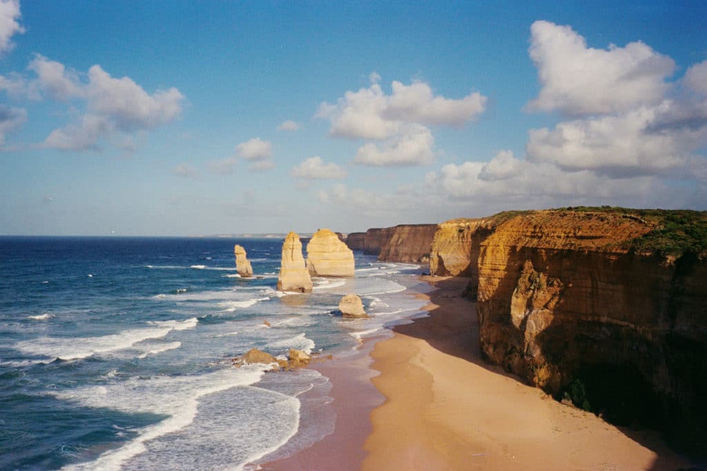 Felsformationen der 12 Apotheken an der Great Ocean Road in Australien