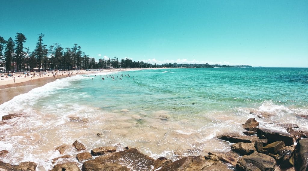 Surfen Manly Australien